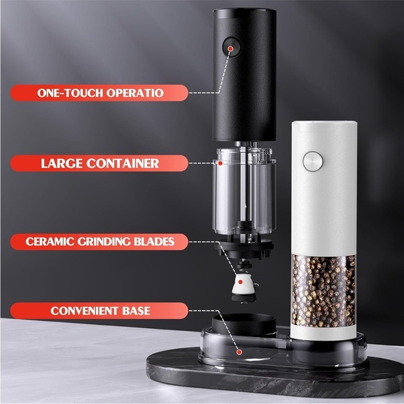 Electric salt and pepper shakers - Picture 4 of 7